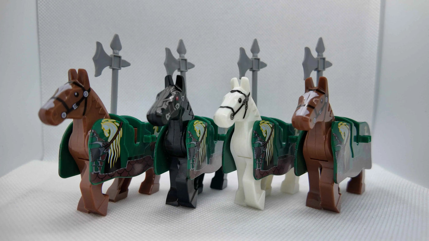🐴 Pack de 4 Caballos de Rohan