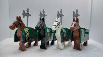 🐴 Pack de 4 Caballos de Rohan