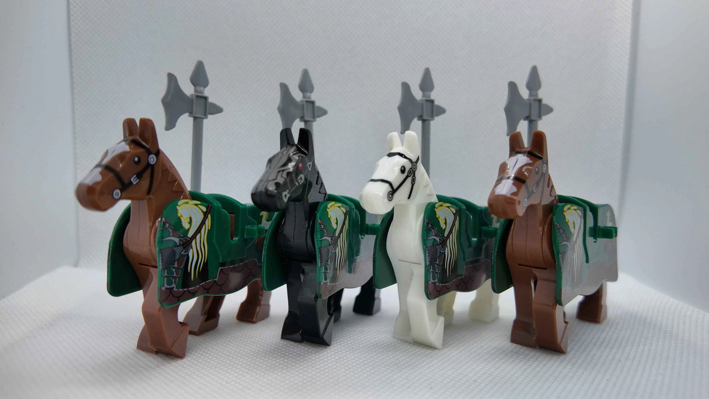 🐴 Pack de 4 Caballos de Rohan