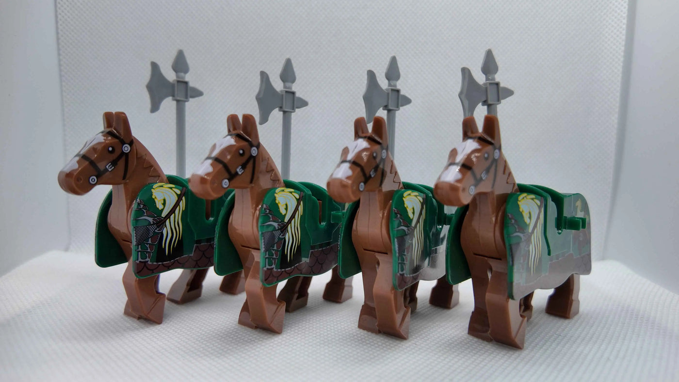 🐴 Pack de 4 Caballos de Rohan