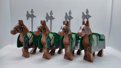 🐴 Pack de 4 Caballos de Rohan