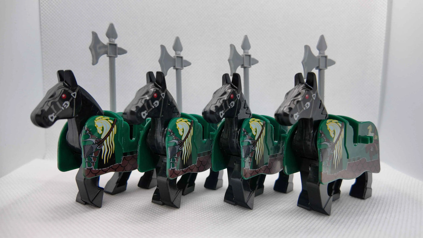 🐴 Pack de 4 Caballos de Rohan