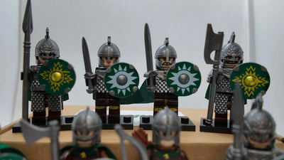 Guerreros Rohirrim | Pack de 8 caballeros Rohan