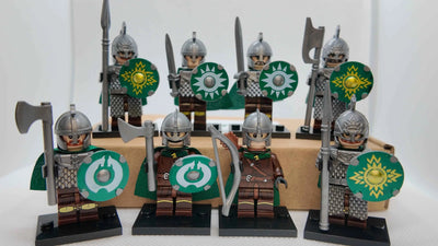 Guerreros Rohirrim | Pack de 8 caballeros Rohan