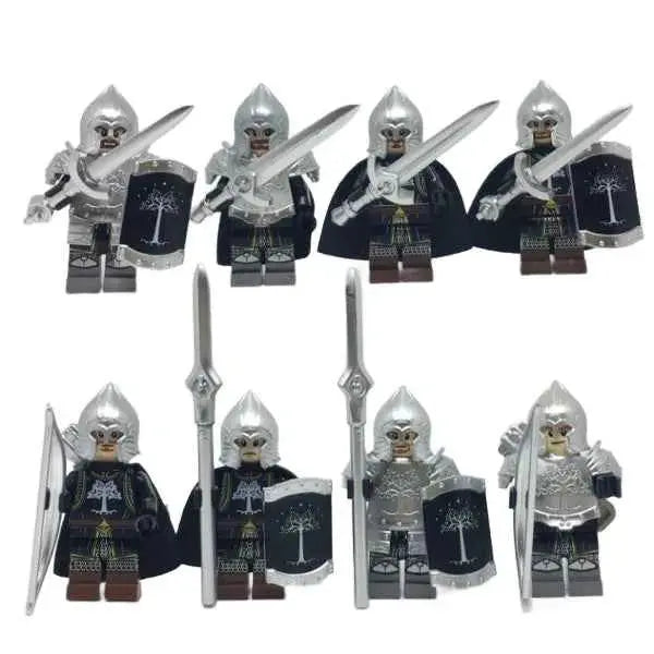 Soldados de Gondor | Pack de 8 Lego compatible