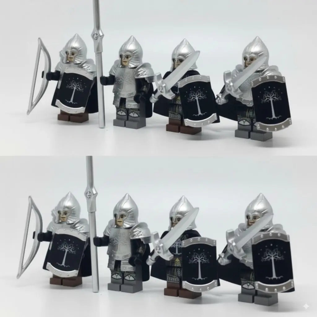 Soldiers of Gondor | Pack of 8 Lego compatible - ZonaBrik