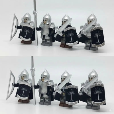 Soldiers of Gondor | Pack of 8 Lego compatible - ZonaBrik